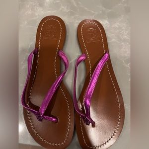 New Tory Burch Terra Thong Sandal 7.5 Magenta